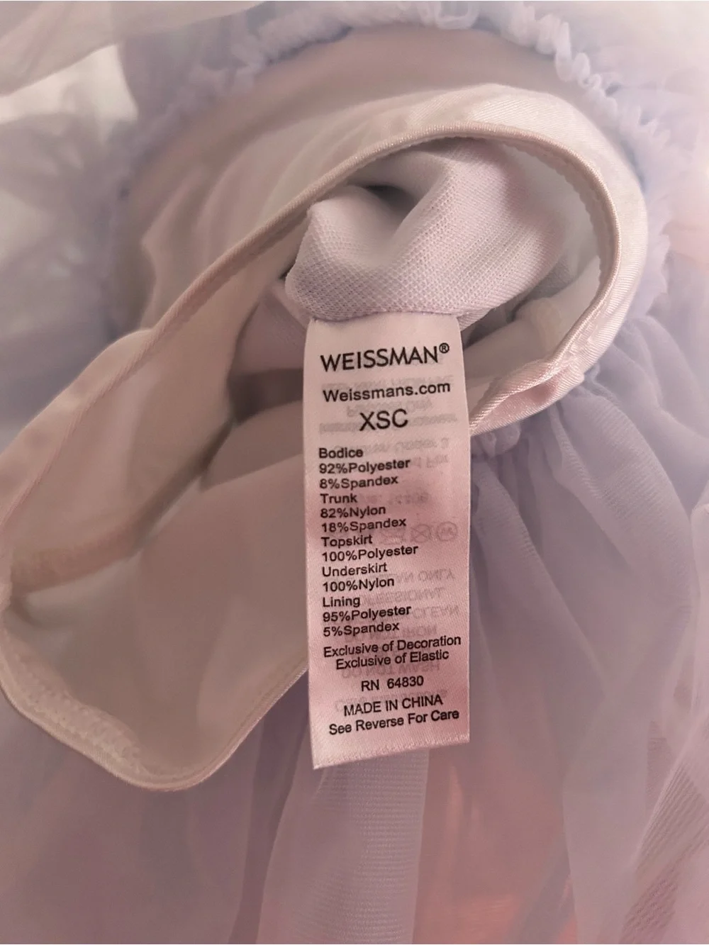 Weissman worn once